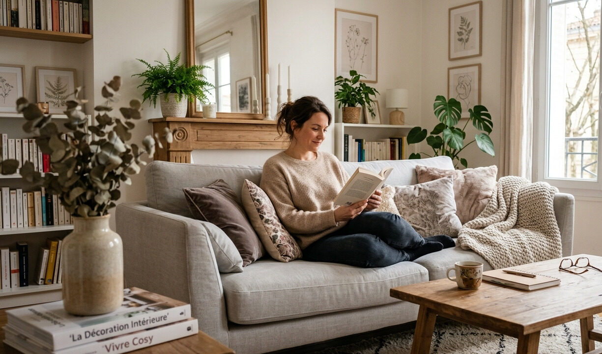 Comment créer une ambiance cosy dans un salon au féminin ?