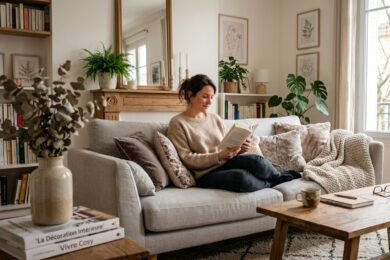 Comment créer une ambiance cosy dans un salon au féminin ?