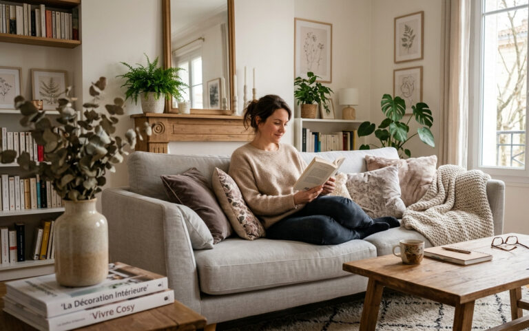 Comment créer une ambiance cosy dans un salon au féminin ?