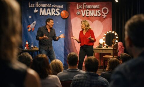 Les hommes viennent de mars et les femmes de venus : un spectacle à découvrir !