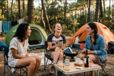 Partir en camping entre copines : ce que j'ai appris après six étés de tentes et de fous rires