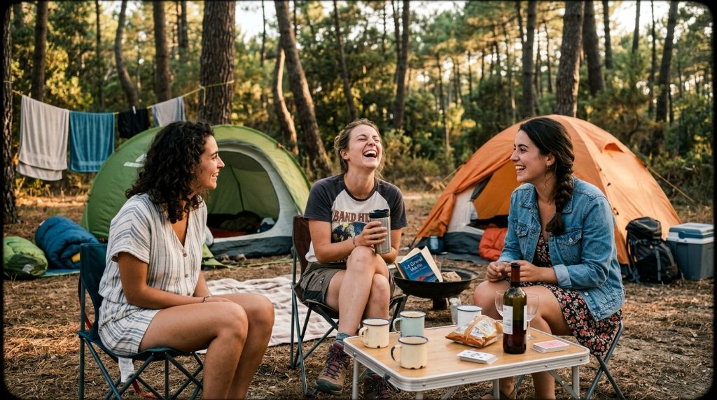 Partir en camping entre copines : ce que j'ai appris après six étés de tentes et de fous rires