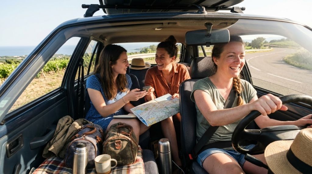 Partir seule entre copines : comment on prépare un road trip sans y laisser son énergie